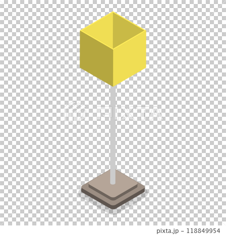 3D Isometric Flat Set of Different Interior Lights. Item 6 3D Isometric Flat Set of Different Interior Lights. Item 6 118849954