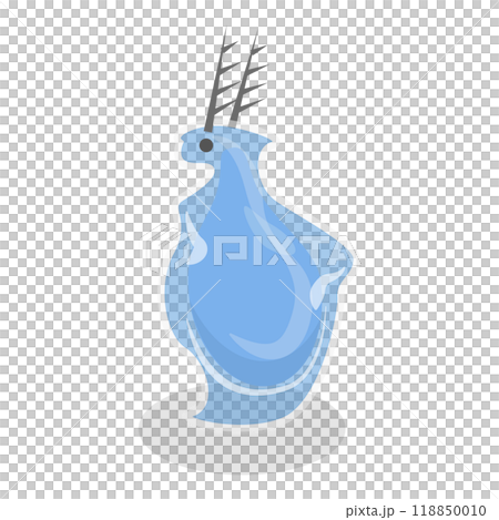 3D Isometric Flat Set of Varieties Of Plankton. Item 3 3D Isometric Flat Set of Varieties Of Plankton. Item 3 118850010
