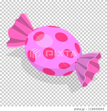 3D Isometric Flat Set of Candies. Item 3 3D Isometric Flat Set of Candies. Item 3 118850045