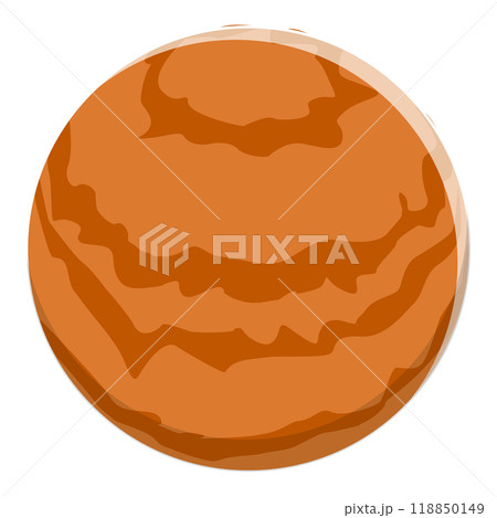 3D Isometric Flat  Set of Outer Space Elements. Item 2 118850149