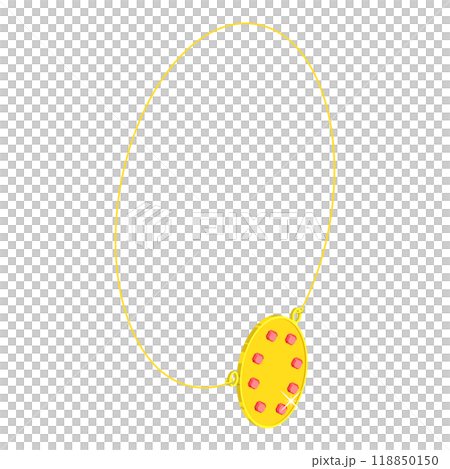 3D Isometric Flat  Set of Necklaces. Item 1 118850150