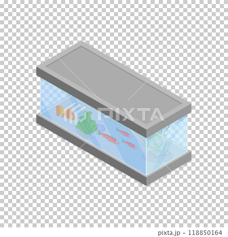 3D Isometric Flat Set of Home Aquariums. Item 4 3D Isometric Flat Set of Home Aquariums. Item 4 118850164