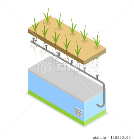 3D Isometric Flat  Illustration of Growing Systems. Item 3 118850196