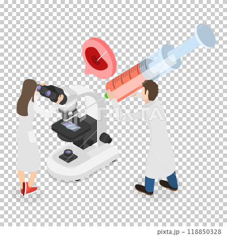 3D Isometric Flat Illustration of In Vitro Fertilization. Item 5 3D Isometric Flat Illustration of In Vitro Fertilization. Item 5 118850328