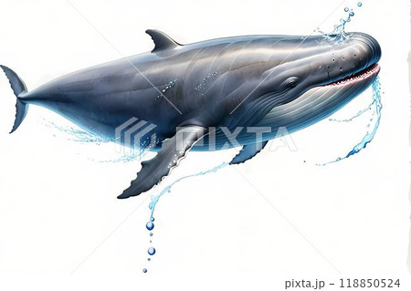 泳ぐマッコウクジラ 118850524