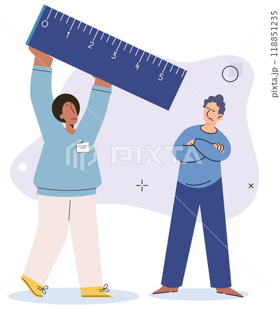 Social anxiety vector illustration. The social anxiety concept aims to understand and treat social fears Chronic stress can impact mental and emotional well being Feeling stressed and tired Social anxiety vector illustration. The social anxiety concept aims to understand and treat social fears Chronic stress can impact mental and emotional well being Feeling stressed and tired 118851235