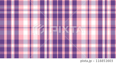Gingham pattern background. Retro tablecloth texture. Abstract color full of Scott pattern. Pastel gingham seamless background for print on fabric. Vector art 118851603