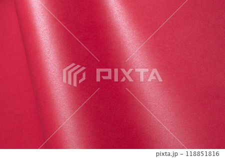 Wavy, glowing monochrome design with a rich, scarlet red tone. The glossy surface features beautiful 118851816