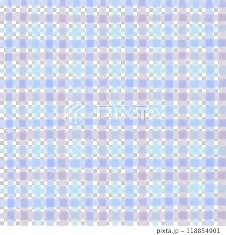 Blue Purple Gray Gingham Check Hand Drawn Pattern Background Overlay 118854901