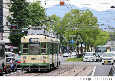 広島電鉄 路面電車 57  3100形 3102号　本通～紙屋町西 118855933