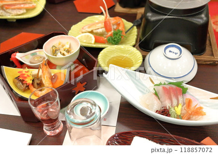 カニ懐石料理 118857072