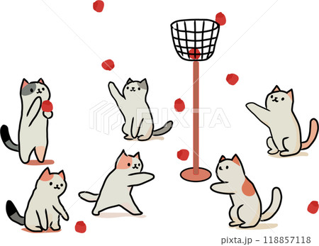 混乱のネコ玉入れ大会 118857118