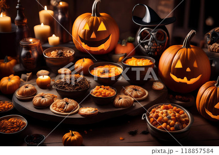 ハロウィンパーティー 118857584