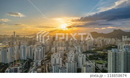 the Kowloon is characterized by its mix of modern skyscrapers the Kowloon is characterized by its mix of modern skyscrapers 118858674