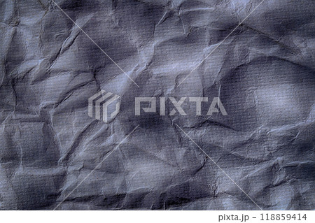 Crumpled black paper texture background. 118859414