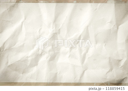 Brown crumpled vintage old Cardboard paper texture background. 118859415