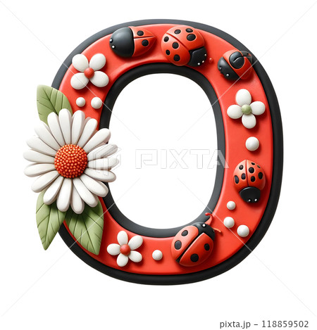 3d letter O 118859502