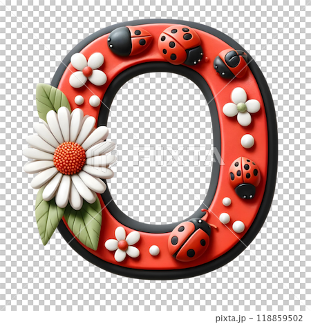 3d letter O 118859502