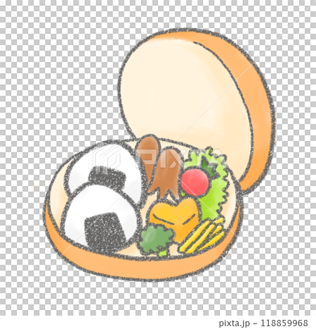 たくさん具の入った可愛いお弁当 118859968