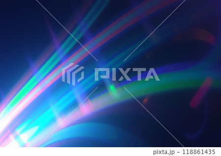 虹色の光の屈折アート 虹色の光の屈折アート 118861435