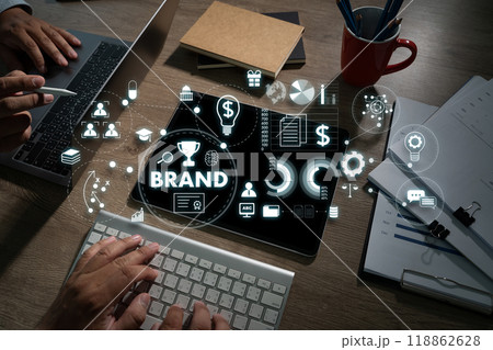 Brand concept business brand design project identity a company brand management tracking performance Brand concept business brand design project identity a company brand management tracking performance 118862628