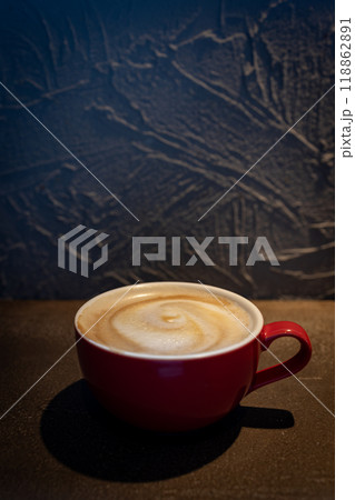 カフェラテ 118862891