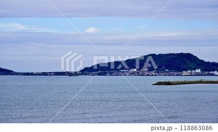 千葉県館山市北条海岸から見た風景 千葉県館山市北条海岸から見た風景 118863086