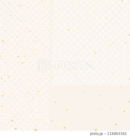 日本の伝統柄をアレンジした和風イラスト背景素材 日本の伝統柄をアレンジした和風イラスト背景素材 118863382