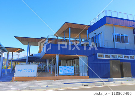 福井県三方群美浜町、道の駅はまびよりの風景 福井県三方群美浜町、道の駅はまびよりの風景 118863496