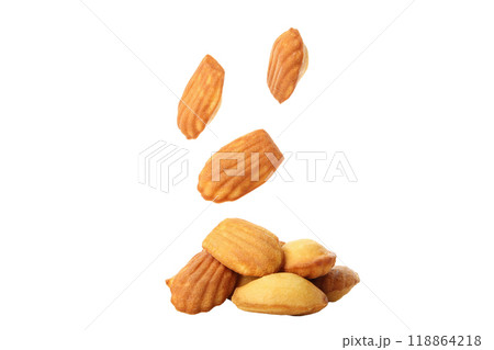 PNG, Madeleine cakes, isolated on white background 118864218