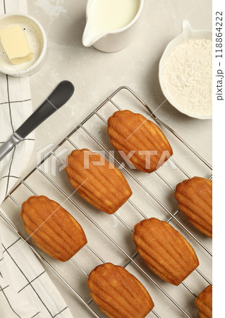 Madeleine cakes, food for eat with tea and coffee 118864222
