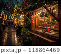 クリスマスの屋台 118864469
