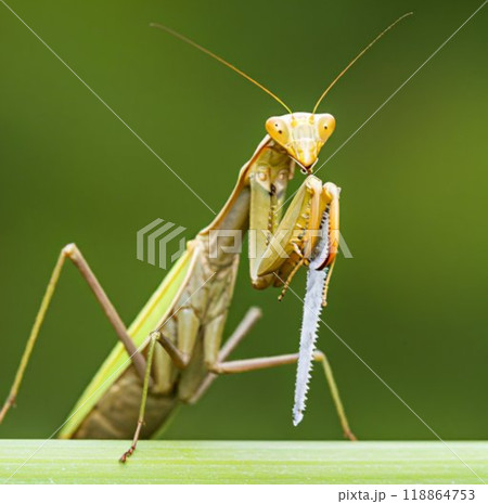 ノコギリを持ったカマキリ 118864753