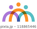 People logo design, community, symbol 118865446