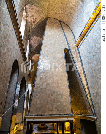The kitchen of Alcobaca monastery, Mosteiro de Santa Maria de Alcobaca at Alcobaca, Portugal 118866235