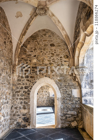The castle of Porto de Mos in Portugal. It was damaged badly during the 1755 earthquake. 118866274