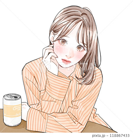 ほろ酔いの女性 118867433