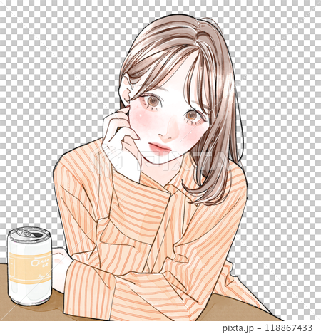 ほろ酔いの女性 118867433