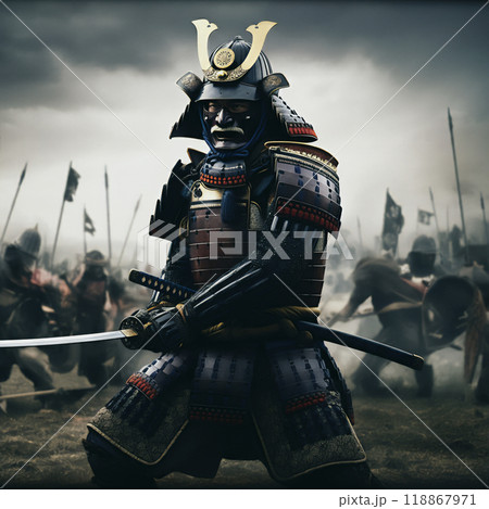 戦国武将イメージ 戦場の侍 118867971