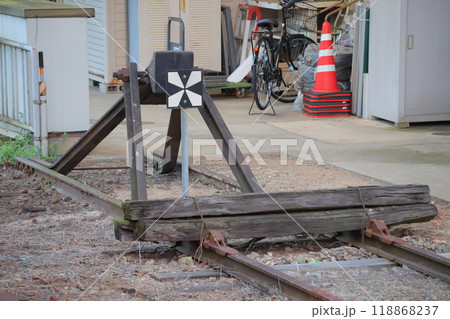 鉄道の車止め(第二種車止め) 鉄道の車止め(第二種車止め) 118868237