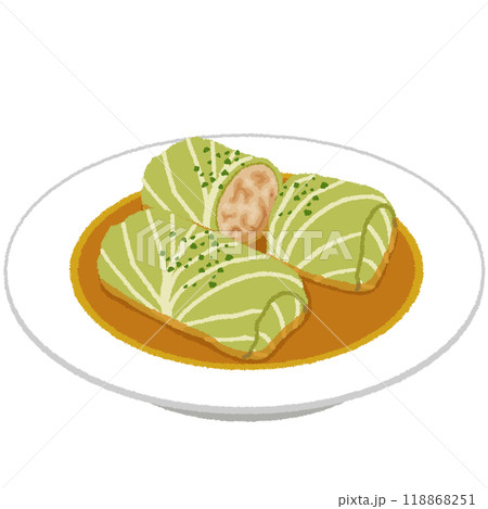 ロールキャベツのイラスト 118868251