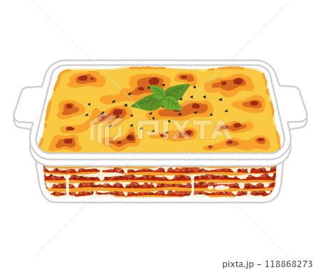 ラザニアのイラスト 118868273