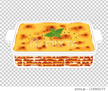 ラザニアのイラスト 118868273