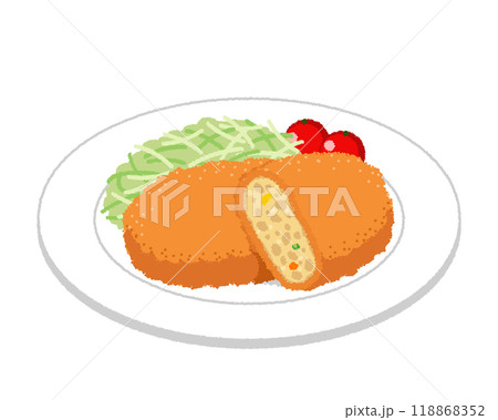 コロッケのイラスト 118868352