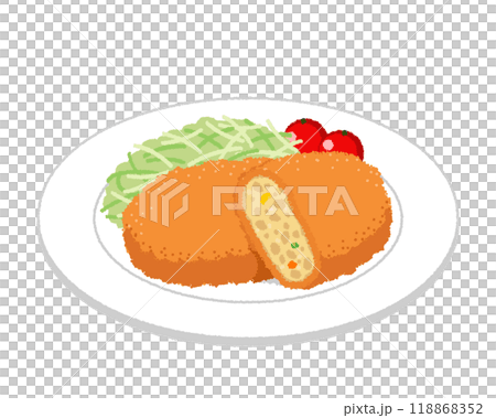 コロッケのイラスト 118868352