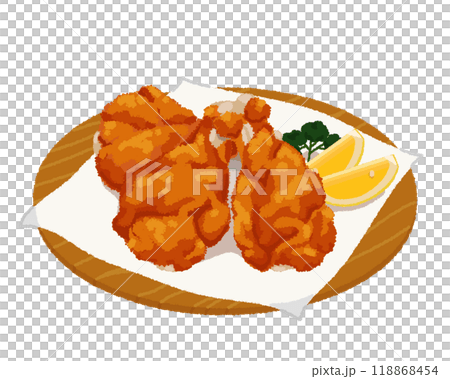 フライドチキンのイラスト フライドチキンのイラスト 118868454