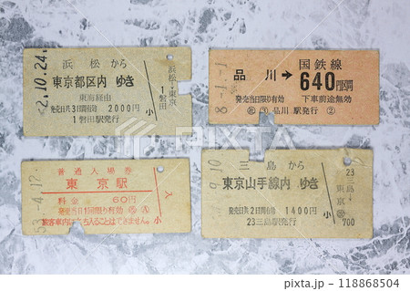 古い切符 118868504