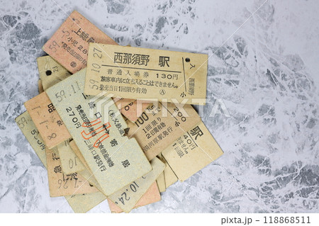 古い切符 118868511