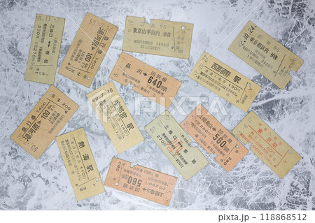 古い切符 118868512