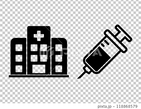 Hospital injection icon Hospital injection icon 118868579